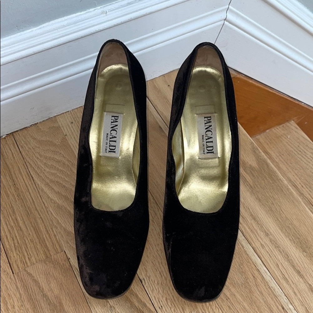 Brown Pancaldi Heels Purchased in Italy